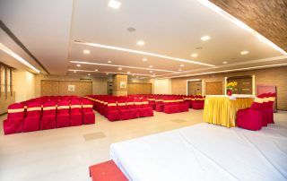 Corporate meeting setup